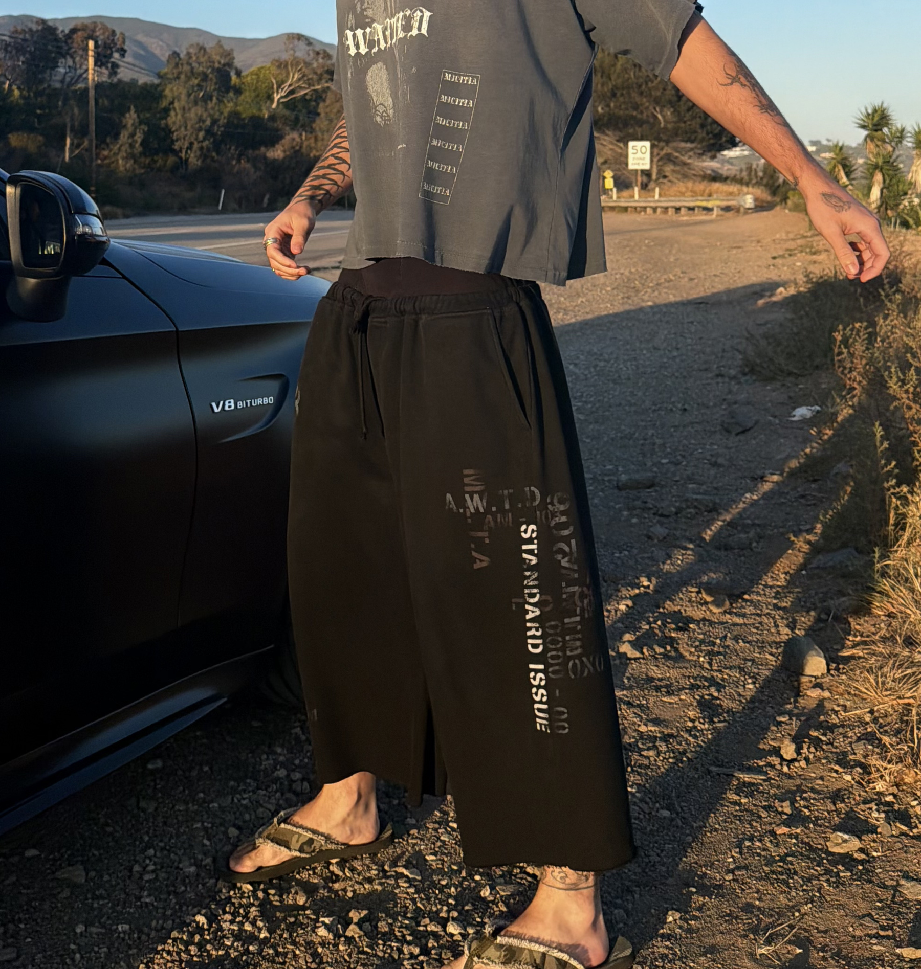 STANDARD ISSUE 3/4 SWEAT SHORTS