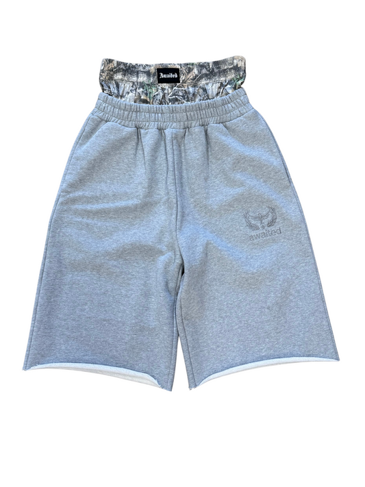 RAW HEM BOXER SHORTS