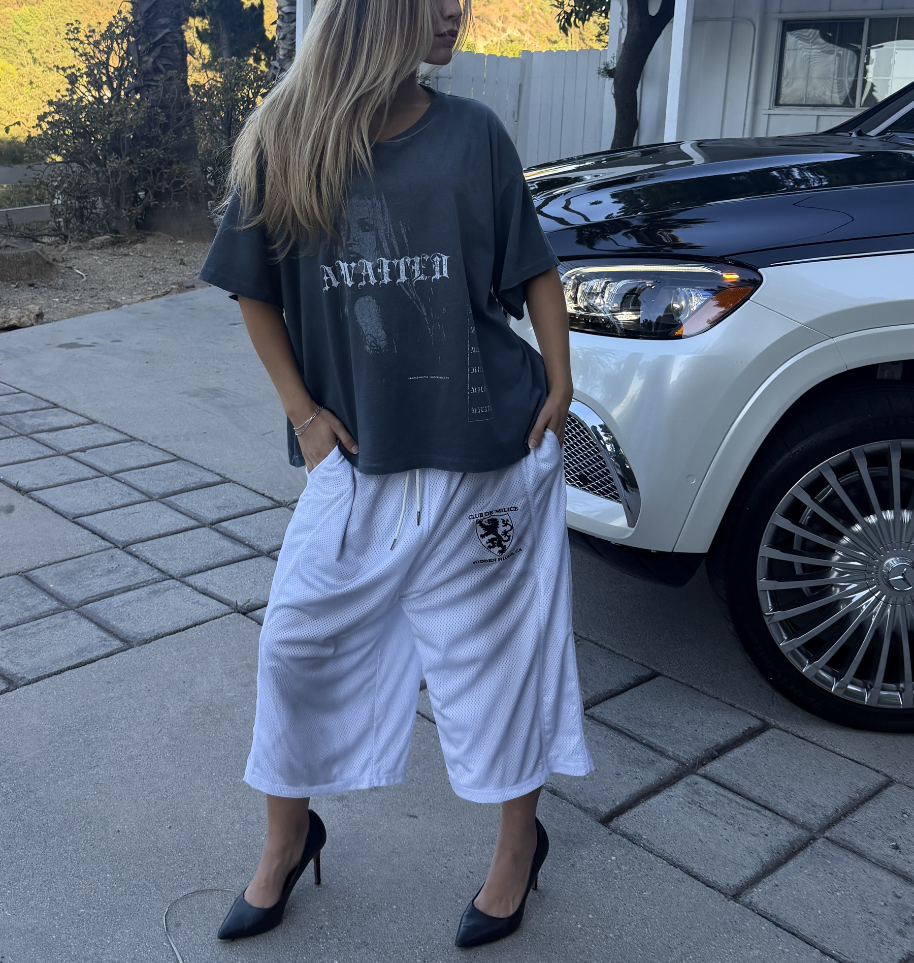 CLUB MESH 3/4 SHORTS