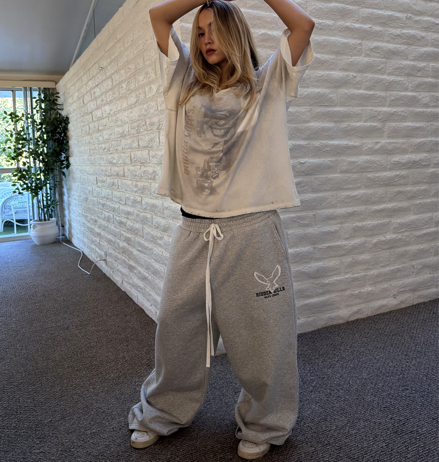 AE DOUBLE WAISTED SWEATS