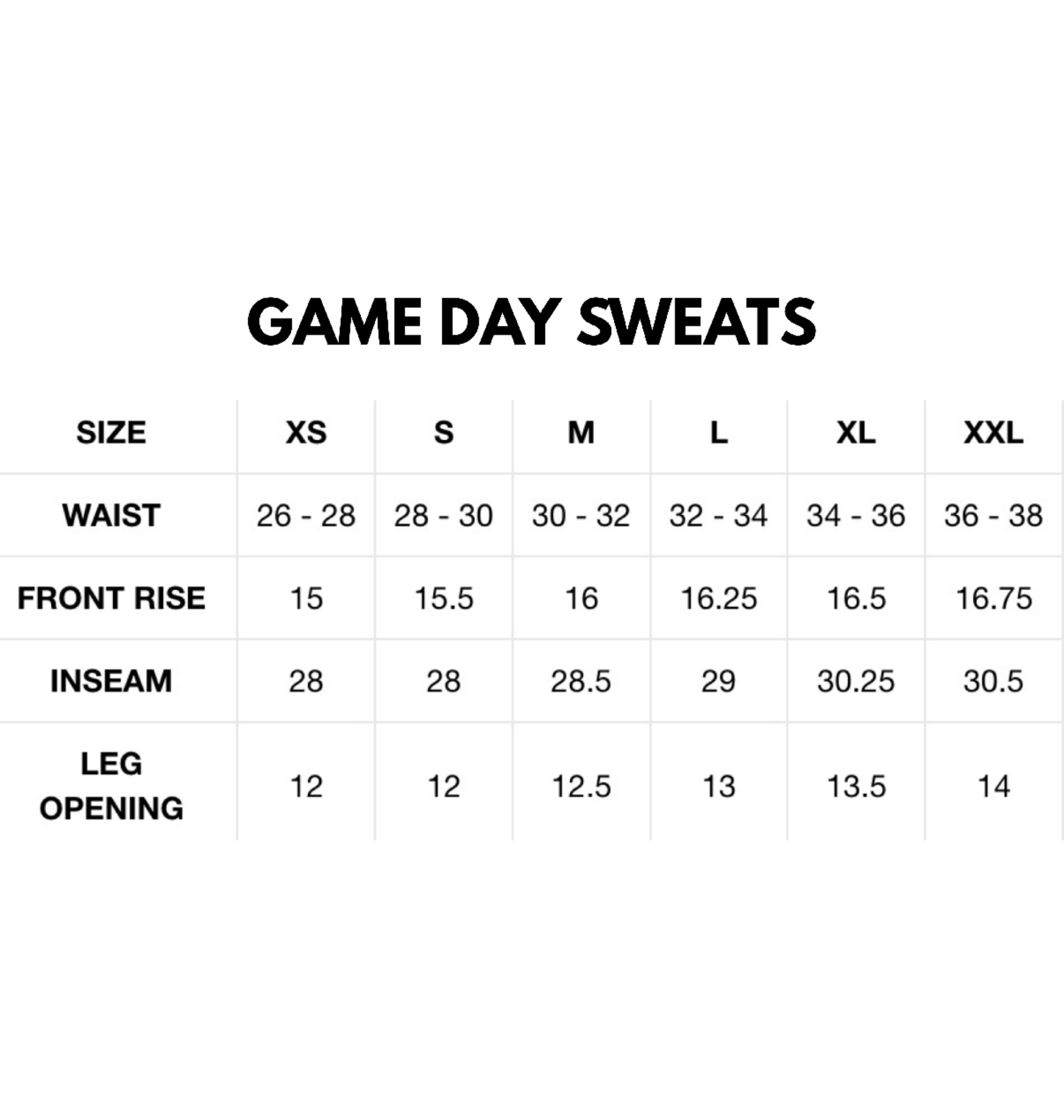07' GAME DAY SWEATS