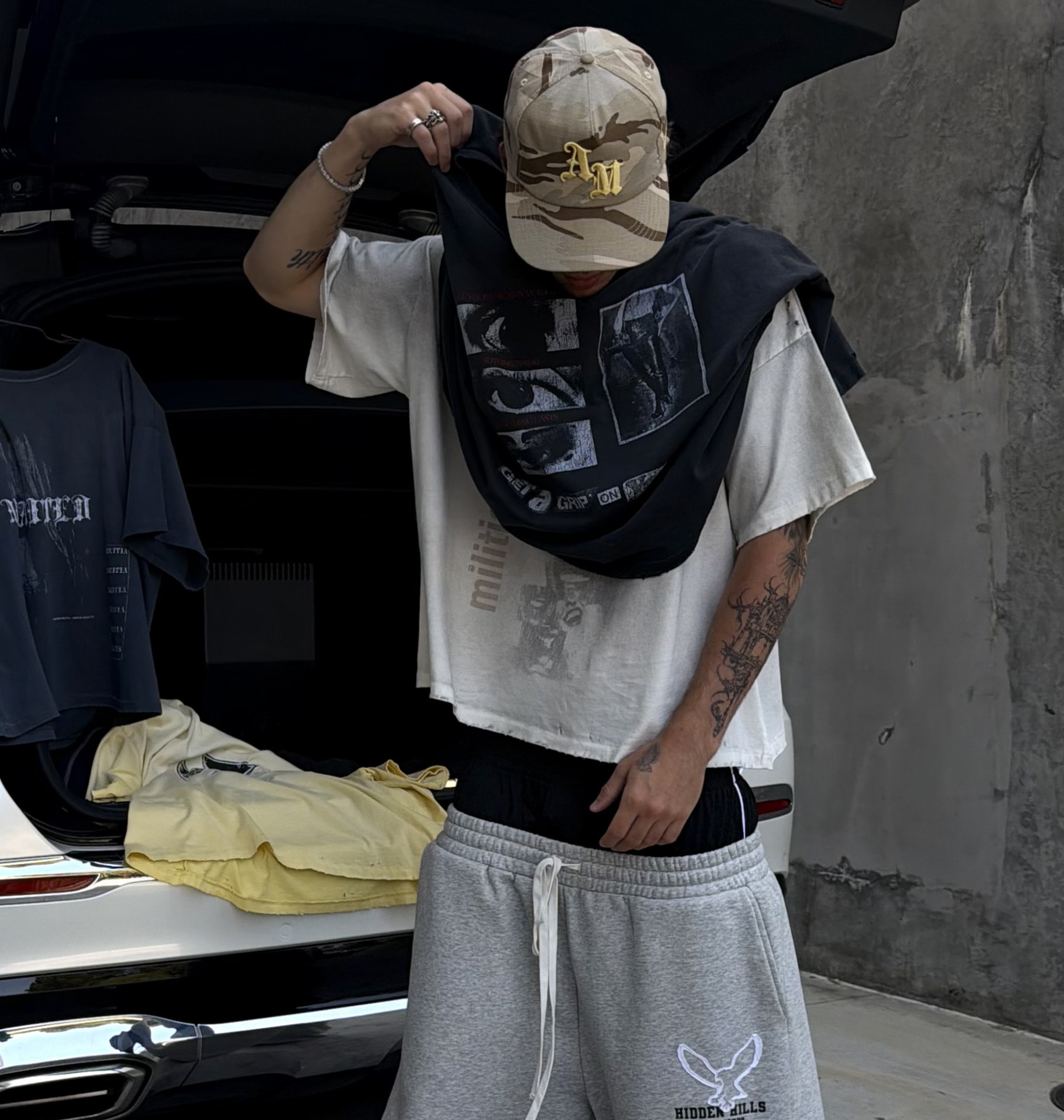 UNSTRUCTURED TEAM CAP DESERT CAMO