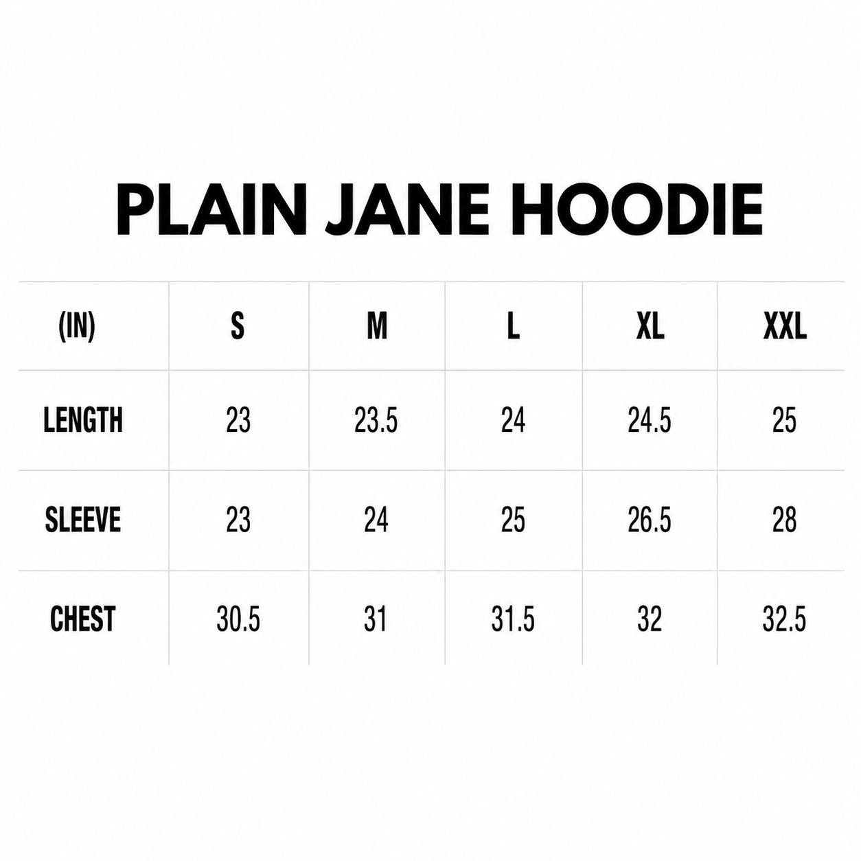 PLAIN JANE HOODIE