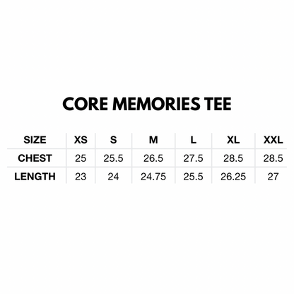 CORE MEMORIES TEE