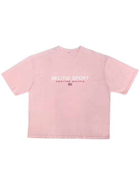 PINK MILITIA SPORT TEE